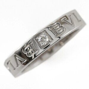 BVLGARI Bvlgari Bvlgari Ring Double logo 1P diamond K18 white gold/diamond.
